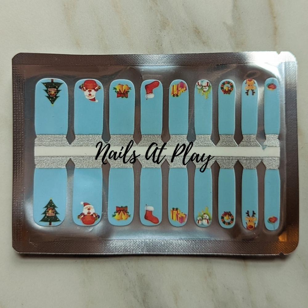 5 for $15 Nail Wraps-(kids) Little Christmas